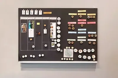 Wandtafel magnetisch