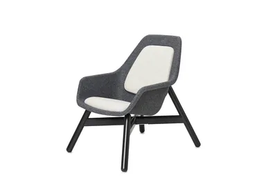 Embru Sessel Felt Relax vierbein polster vorne